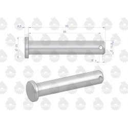 Sworzeń mocowania wieszaka...