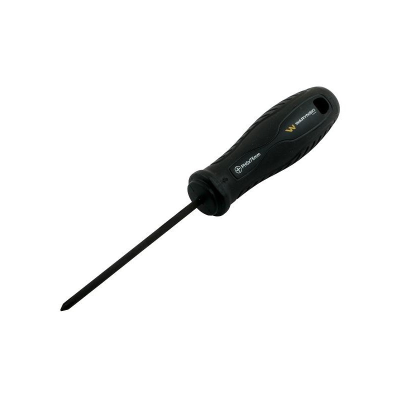 Wkrętak PH0 75 mm stal SVCM Waryński