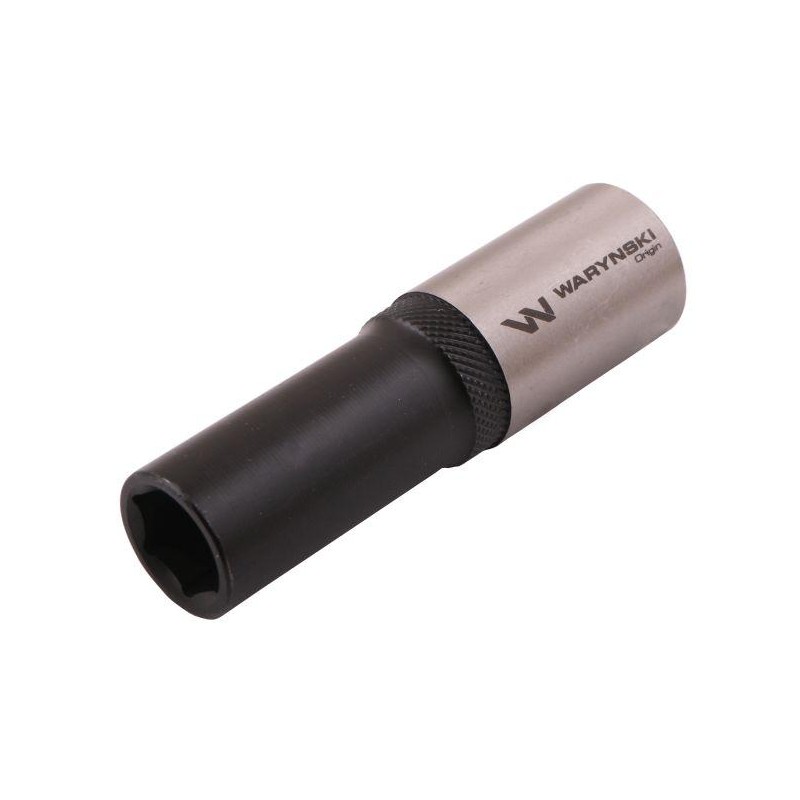Nasadka sześciokątna 1 2 15 mm długa CrV50BV30 DIN 3124 Waryński
