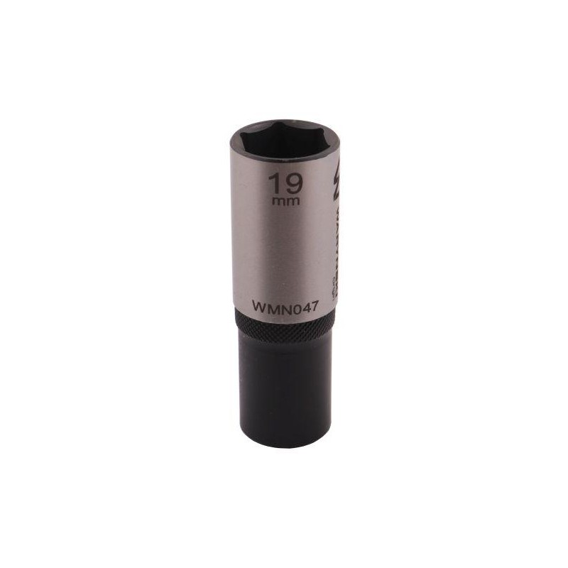 Nasadka sześciokątna 1 2 19 mm długa CrV50BV30 DIN 3124 Waryński