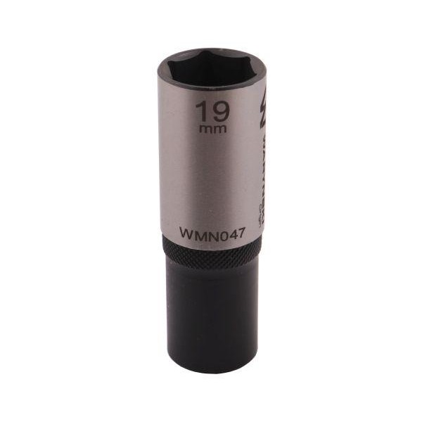 Nasadka sześciokątna 1 2 19 mm długa CrV50BV30 DIN 3124 Waryński