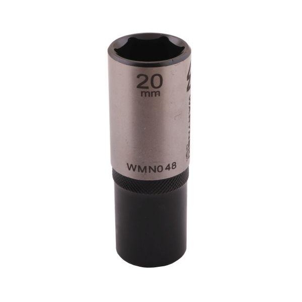 Nasadka sześciokątna 1 2 20 mm długa CrV50BV30 DIN 3124 Waryński