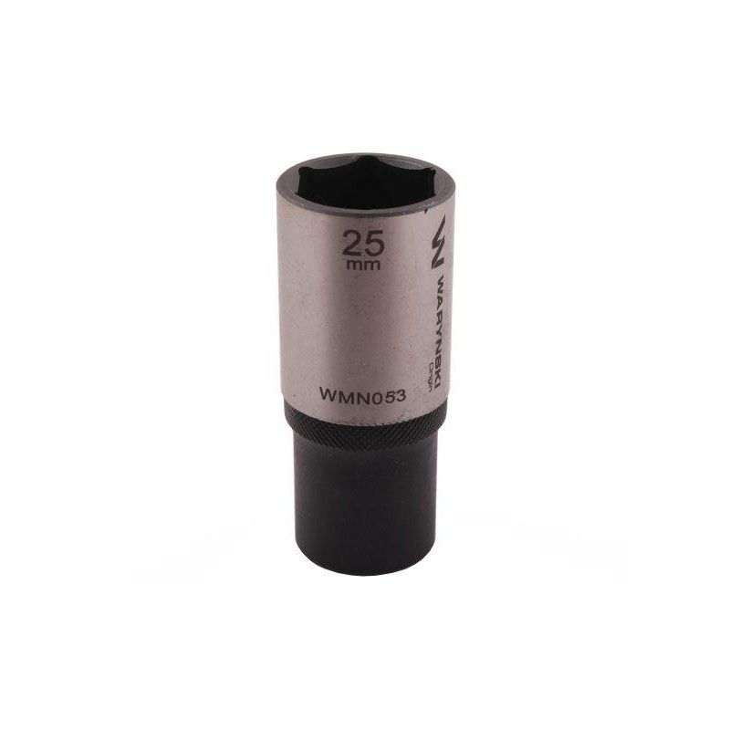 Nasadka sześciokątna 1 2 25 mm długa CrV50BV30 DIN 3124 Waryński