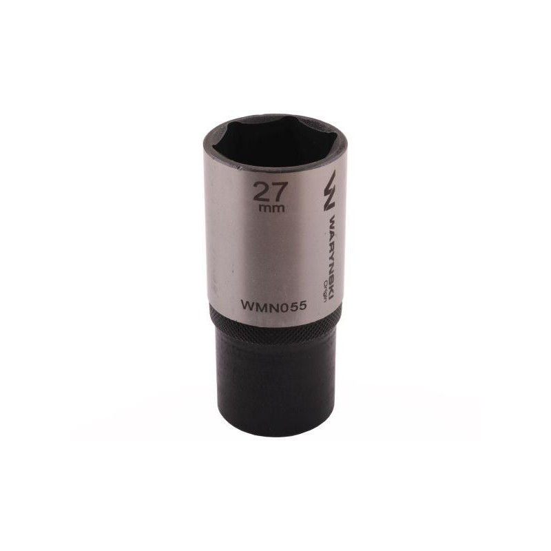 Nasadka sześciokątna 1 2 27 mm długa CrV50BV30 DIN 3124 Waryński