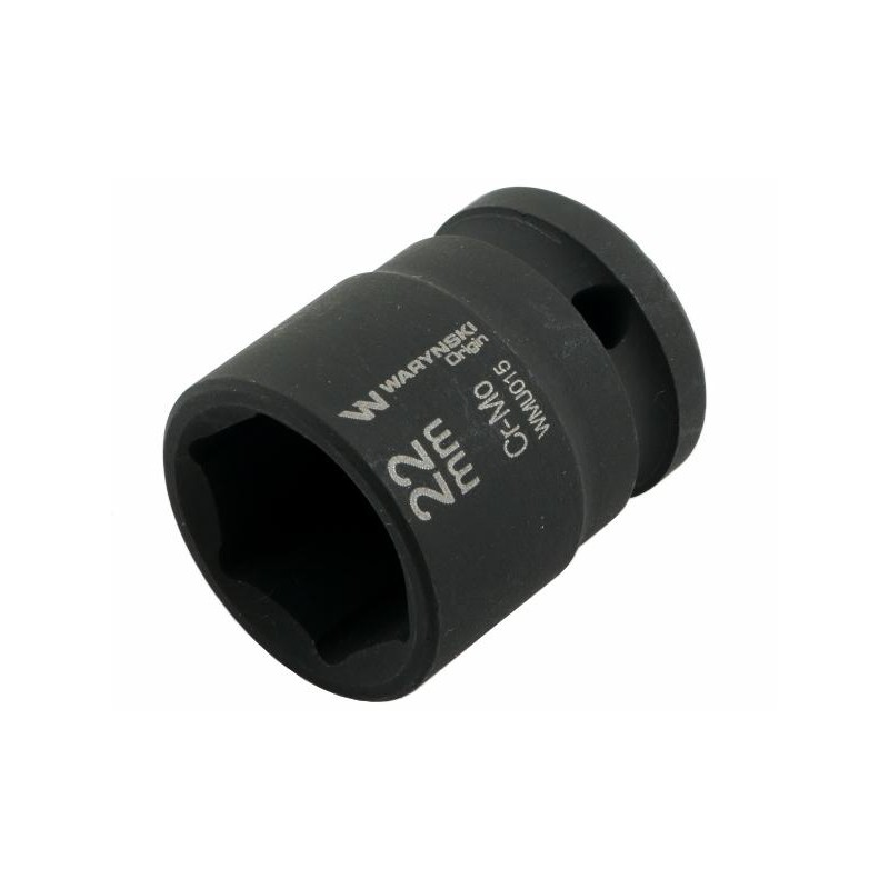 Nasadka udarowa sześciokątna 1 2 22 mm CrMo DIN 3129 Waryński