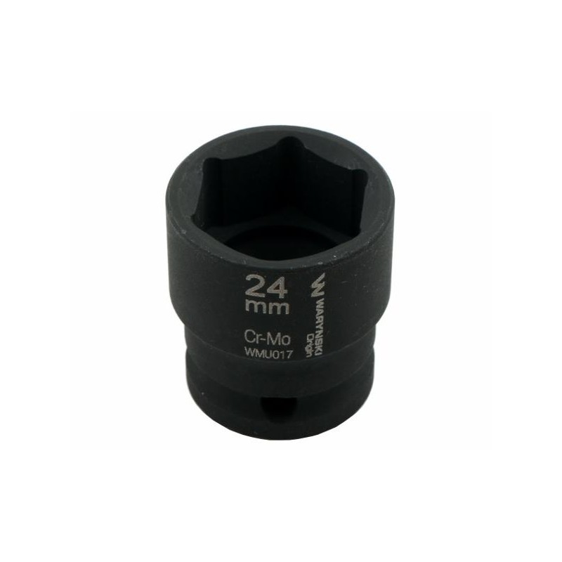 Nasadka udarowa sześciokątna 1 2 24 mm CrMo DIN 3129 Waryński