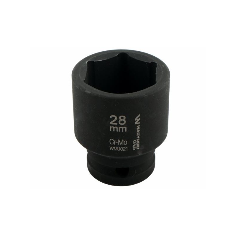 Nasadka udarowa sześciokątna 1 2 28 mm CrMo DIN 3129 Waryński