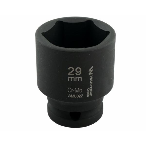 Nasadka udarowa sześciokątna 1 2 29 mm CrMo DIN 3129 Waryński