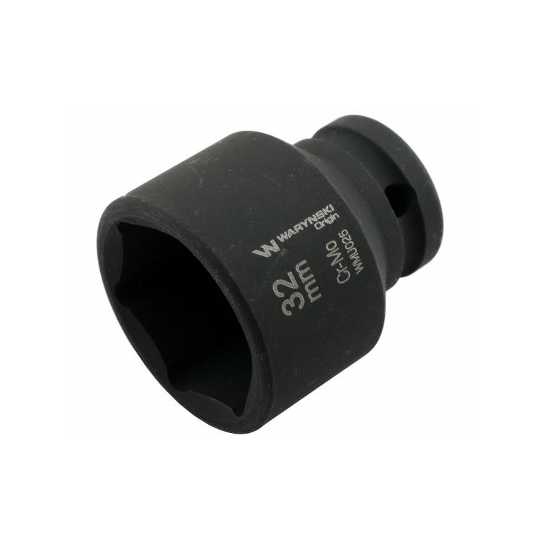 Nasadka udarowa sześciokątna 1 2 32 mm CrMo DIN 3129 Waryński