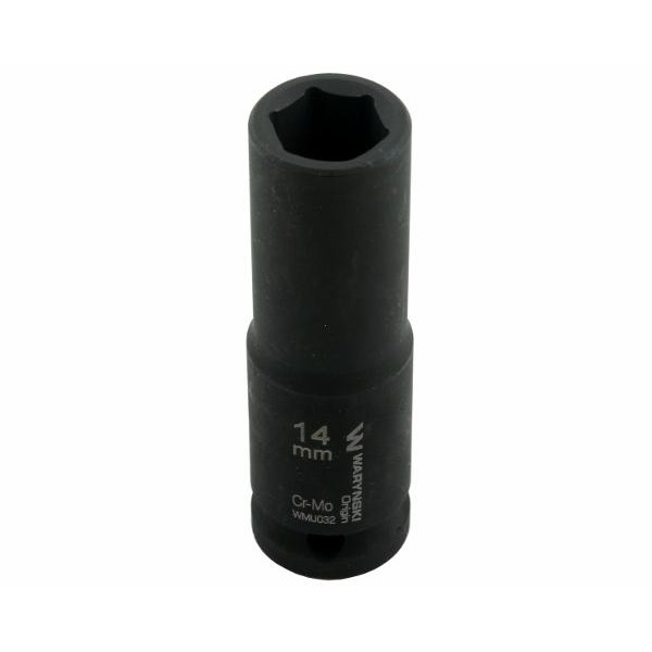 Nasadka udarowa sześciokątna długa 1 2 14 mm CrMo DIN 3129 Waryński