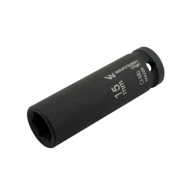 Nasadka udarowa sześciokątna długa 1 2 15 mm CrMo DIN 3129 Waryński