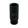 Nasadka udarowa sześciokątna długa 1 2 24 mm CrMo DIN 3129 Waryński