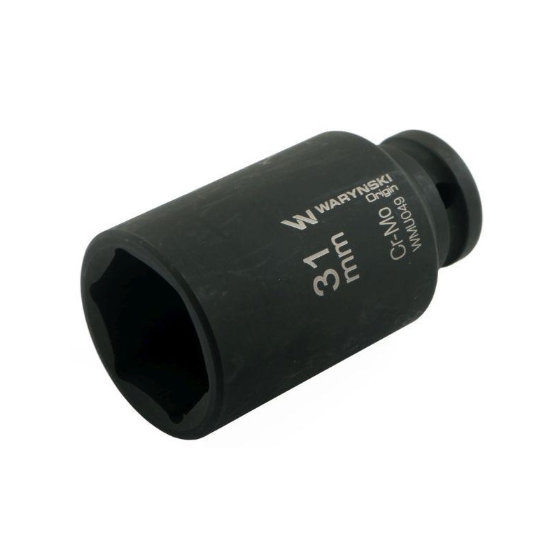 Nasadka udarowa sześciokątna długa 1 2 31 mm CrMo DIN 3129 Waryński