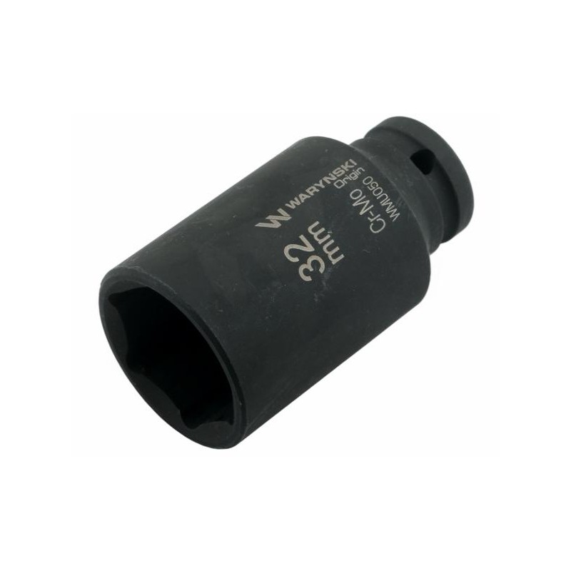 Nasadka udarowa sześciokątna długa 1 2 32 mm CrMo DIN 3129 Waryński