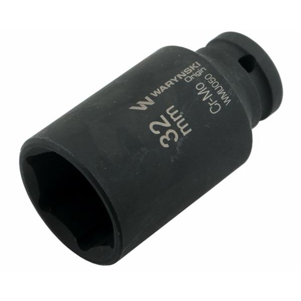 Nasadka udarowa sześciokątna długa 1 2 32 mm CrMo DIN 3129 Waryński