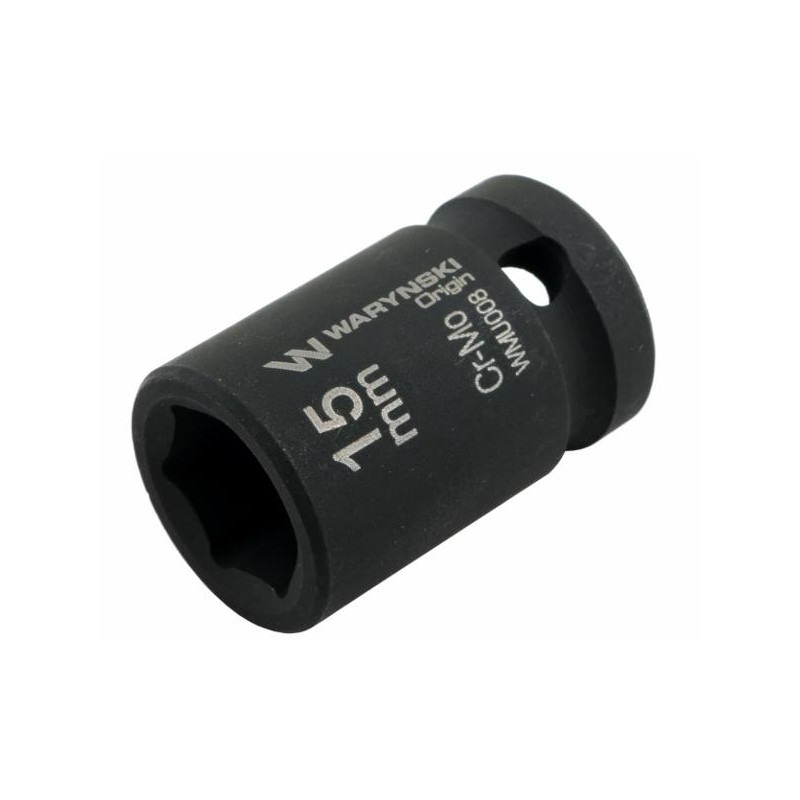 Nasadka udarowa sześciokątna 1 2 15 mm CrMo DIN 3129 Waryński