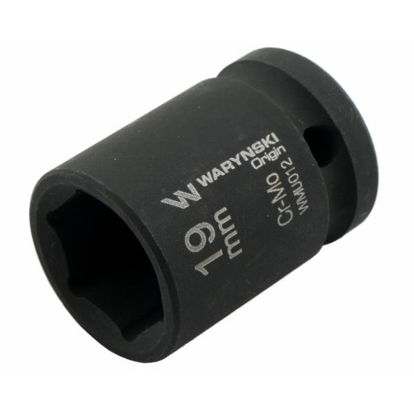 Nasadka udarowa sześciokątna 1 2 19 mm CrMo DIN 3129 Waryński