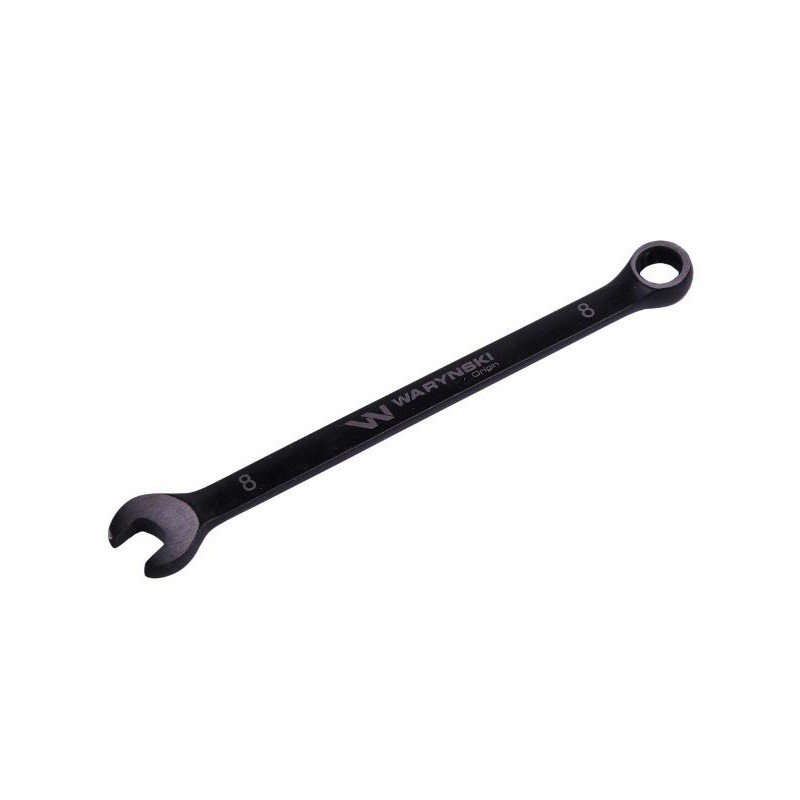 Klucz płasko-oczkowy 8 mm CrV standard ASME B107-2010 Waryński