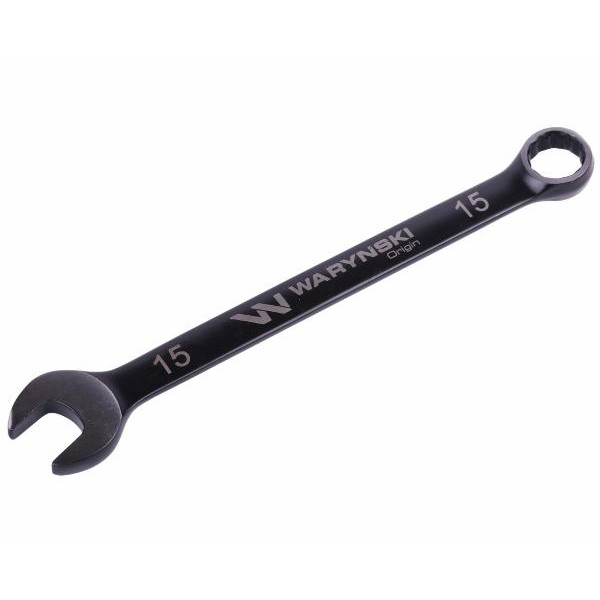 Klucz płasko-oczkowy 15 mm CrV standard ASME B107-2010 Waryński