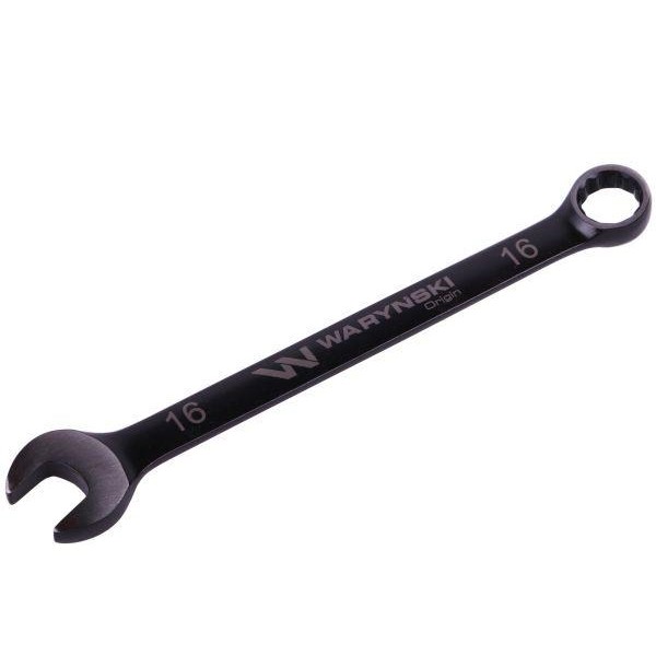 Klucz płasko-oczkowy 16 mm CrV standard ASME B107-2010 Waryński