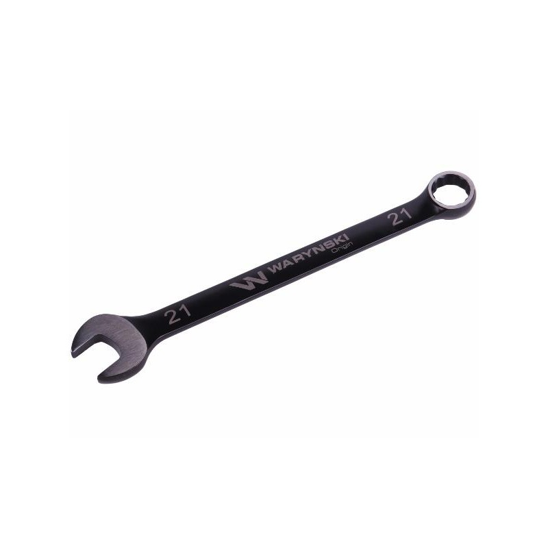 Klucz płasko-oczkowy 21 mm CrV standard ASME B107-2010 Waryński