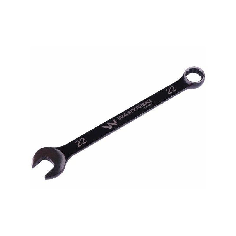 Klucz płasko-oczkowy 22 mm CrV standard ASME B107-2010 Waryński