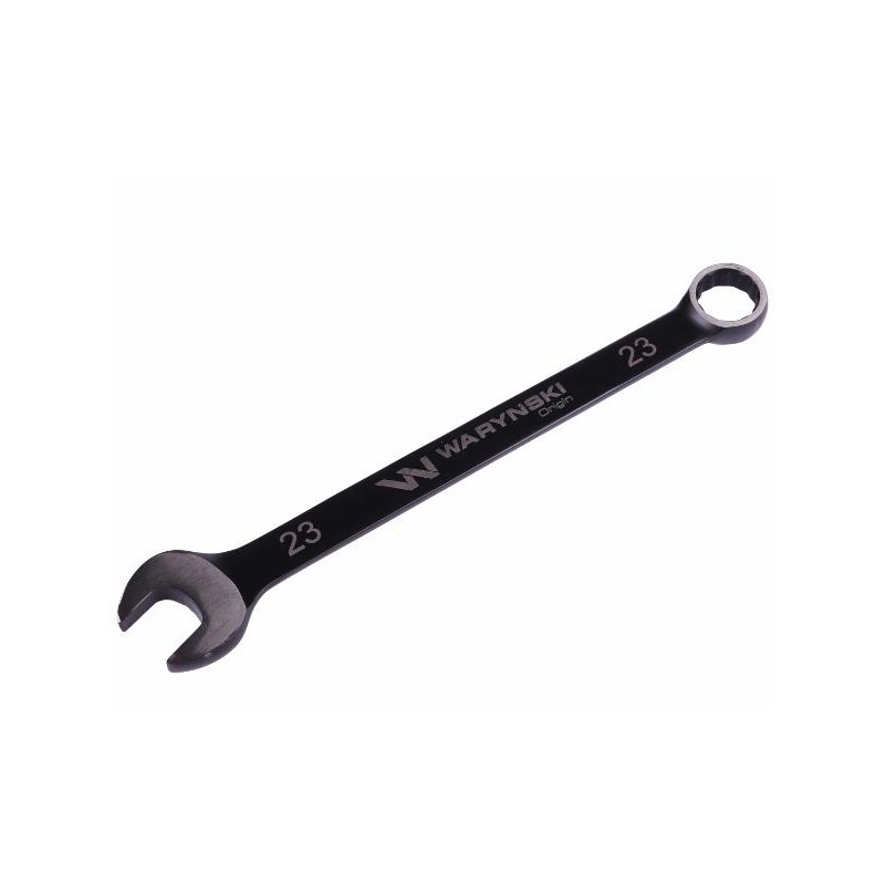 Klucz płasko-oczkowy 23 mm CrV standard ASME B107-2010 Waryński