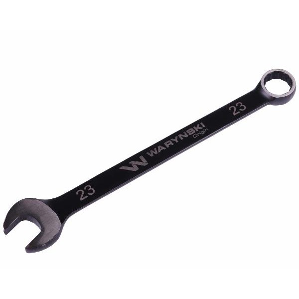 Klucz płasko-oczkowy 23 mm CrV standard ASME B107-2010 Waryński