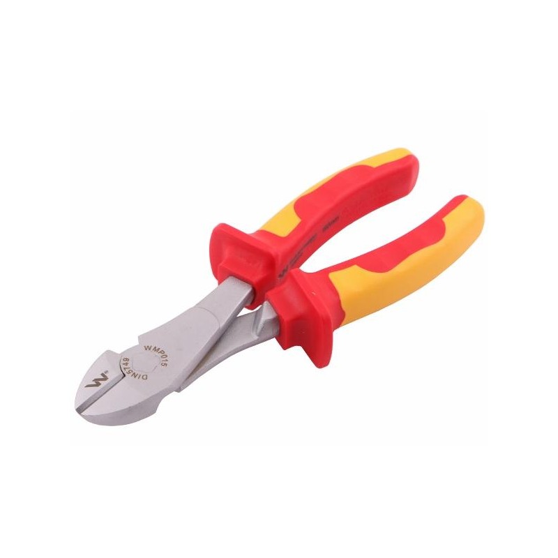 Szczypce izolowane, boczne 180 mm VDE Waryński