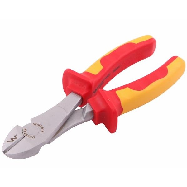 Szczypce izolowane, boczne 180 mm VDE Waryński