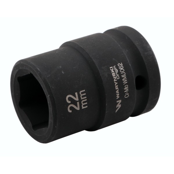 Nasadka udarowa sześciokątna 3 4 22 mm CrMo DIN 3129 Waryński