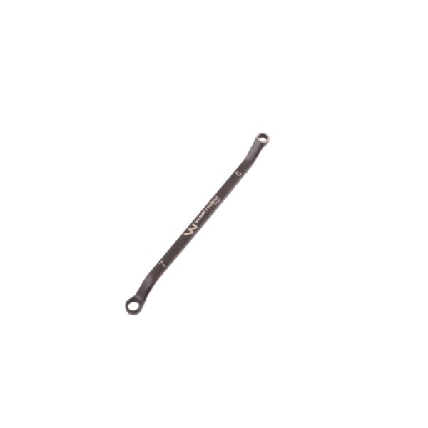 Klucz oczkowy odsadzony 6 x 7 mm CrV standard ASME B107 9 Waryński