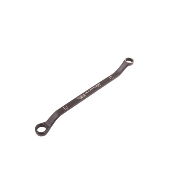 Klucz oczkowy odsadzony 12 x 13 mm CrV standard ASME B107 9 Waryński
