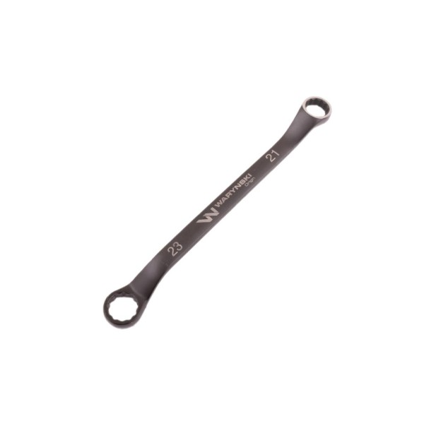 Klucz oczkowy odsadzony 21 x 23 mm CrV standard ASME B107 9 Waryński