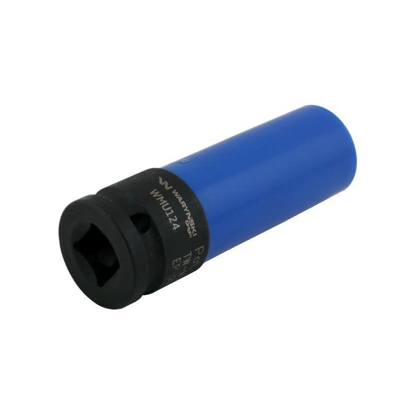 Nasadka udarowa 1 2 z magnesem do felg aluminiowych 17mm Waryński