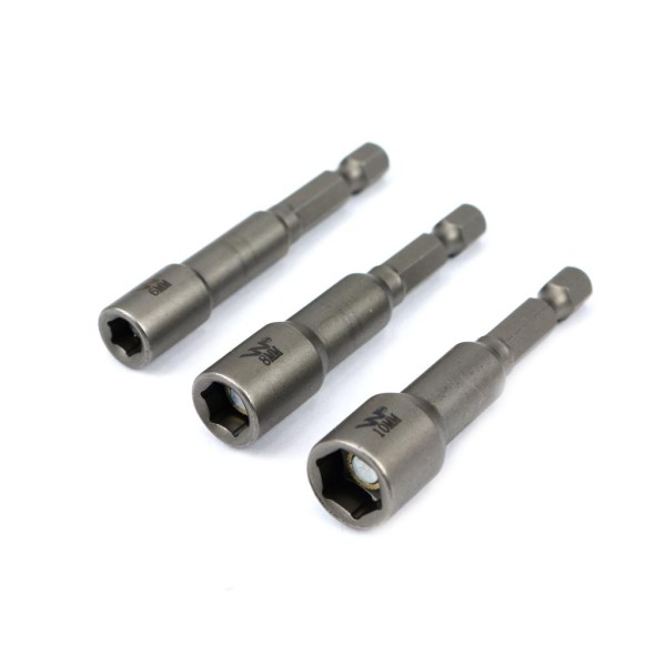 Zestaw nasadek z uchwytem narzedziowym 6 8 10 mm długość 65 mm Waryński