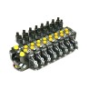 Rozdzielacz 8 sekcyjny (80 80 80 80 80 80 40 40 40 40 40 40 65 65 65 65) 120 l min prop LS opcja dźwigni 12VDC