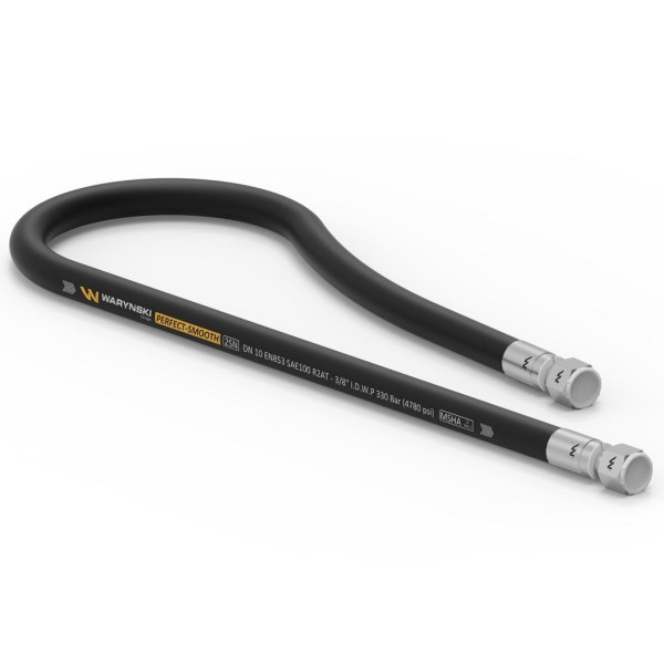 Przewód hydrauliczny gładki z uszczelnieniem - 330 bar gwint M18x1 5 proste L-1500mm DN10-2SN 336-632-030-413