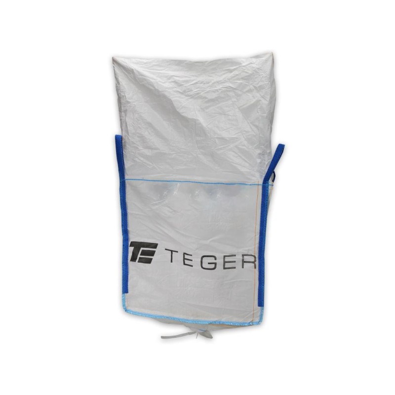 Worek BIG BAG 500kg 90 x 90 x 90 4 uchwyty Kołnierz Lej spustowy Tasiemka TEGER