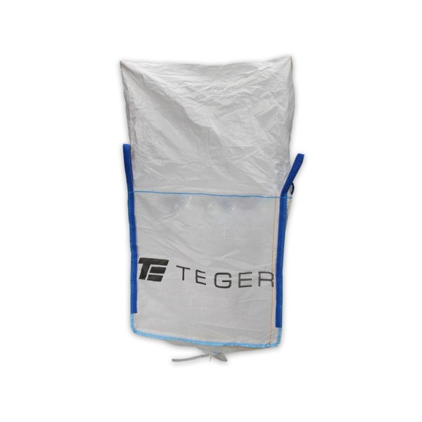 Worek BIG BAG 500kg 90 x 90 x 90 4 uchwyty Kołnierz Lej spustowy Tasiemka TEGER