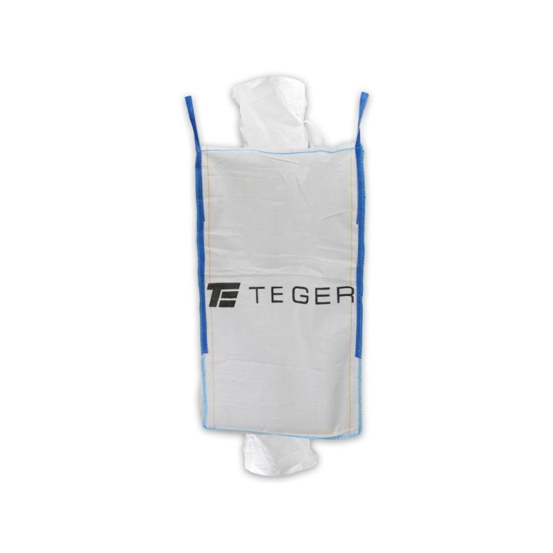 Worek BIG BAG 1000kg 90 x 90 x 160 4 uchwyty Lej zasypowy Lej spustowy TEGER