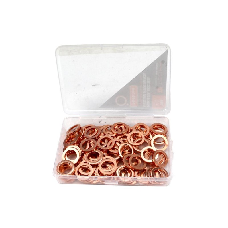 Podkładka uszczelka miedziana wtryskiwacza 14x20x2 50004140 Os-33-1 C-330 TEGER ( sprzedawane po 100 )