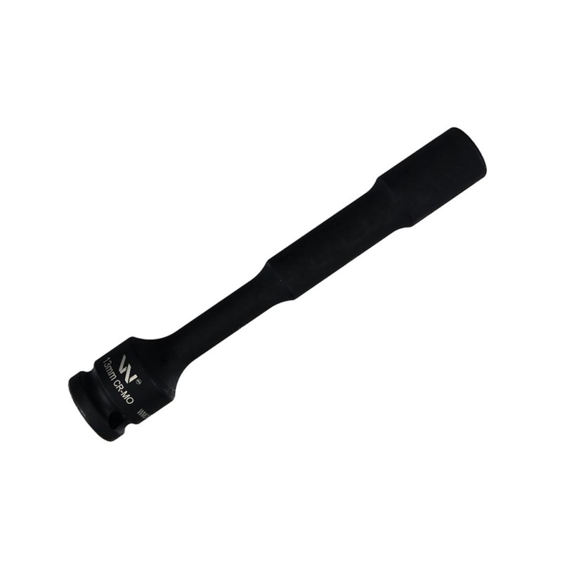 Nasadka udarowa 1 2 , sześciokątna slim przelotowa ze stali CrMo 13mm długość 150 mm, stosowane w mechanice do