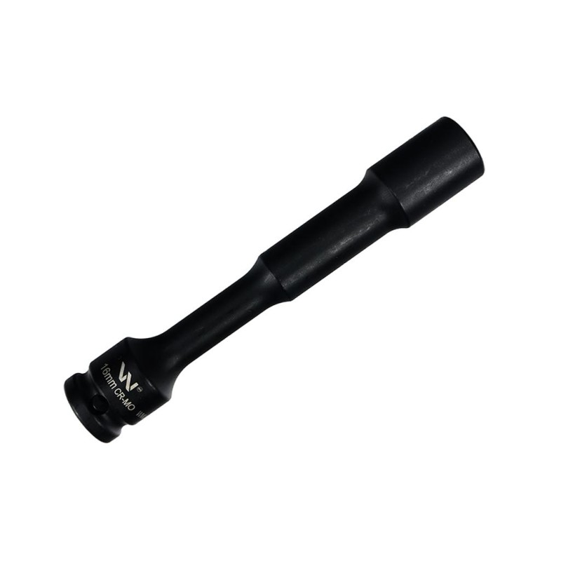 Nasadka udarowa 1 2 , sześciokątna slim przelotowa ze stali CrMo 16mm długość 150 mm, stosowane w mechanice do