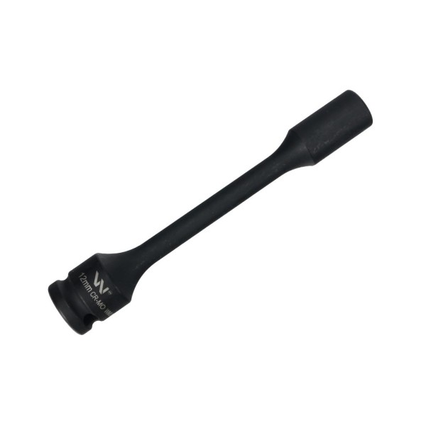 Nasadka udarowa 1 2 , sześciokątna slim ze stali CrMo 12mm długość 150 mm, stosowane w mechanice do kluczy uda