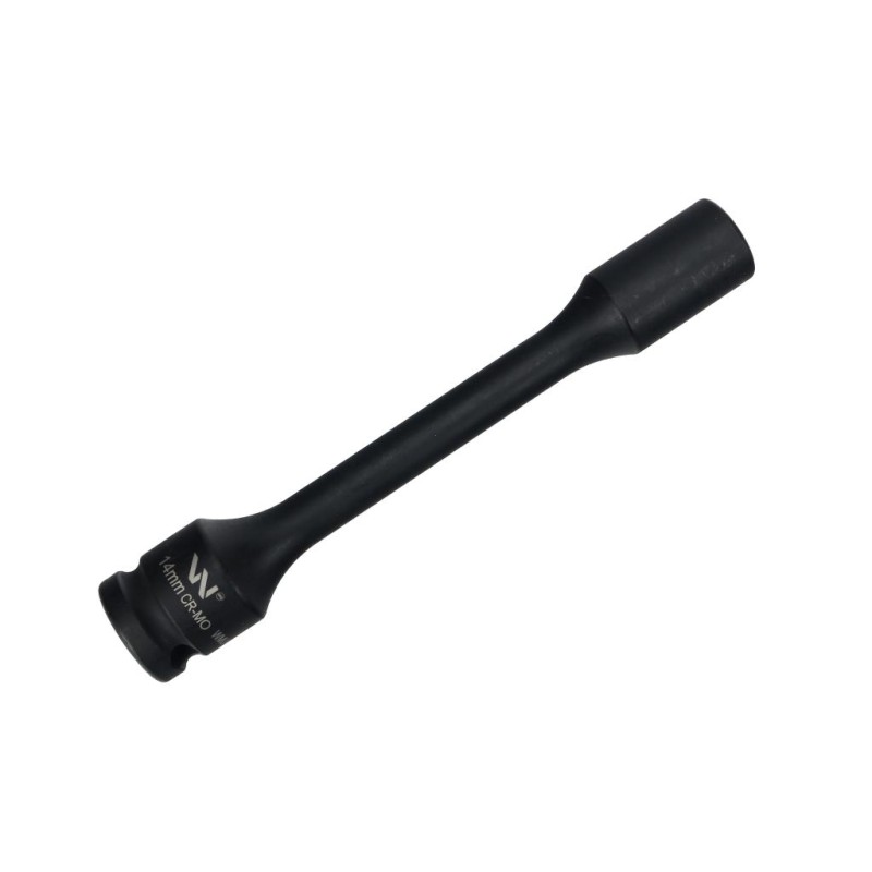 Nasadka udarowa 1 2 , sześciokątna slim ze stali CrMo 14mm długość 150 mm, stosowane w mechanice do kluczy uda