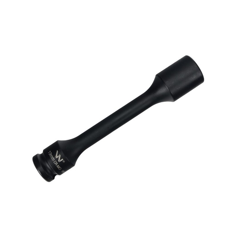 Nasadka udarowa 1 2 , sześciokątna slim ze stali CrMo 19mm długość 150 mm, stosowane w mechanice do kluczy uda