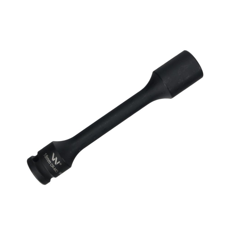 Nasadka udarowa 1 2 , sześciokątna slim ze stali CrMo 18mm długość 150 mm, stosowane w mechanice do kluczy uda