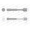Nasadka udarowa 1 2 , sześciokątna slim przelotowa ze stali CrMo 11mm długość 150 mm, stosowane w mechanice do