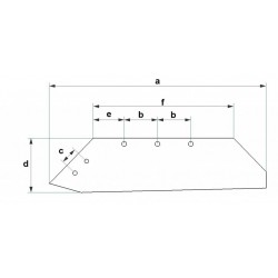 LEMIESZ UV-WSM 43P prawy PŁUG KM